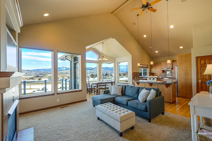 villa house chair interior view home