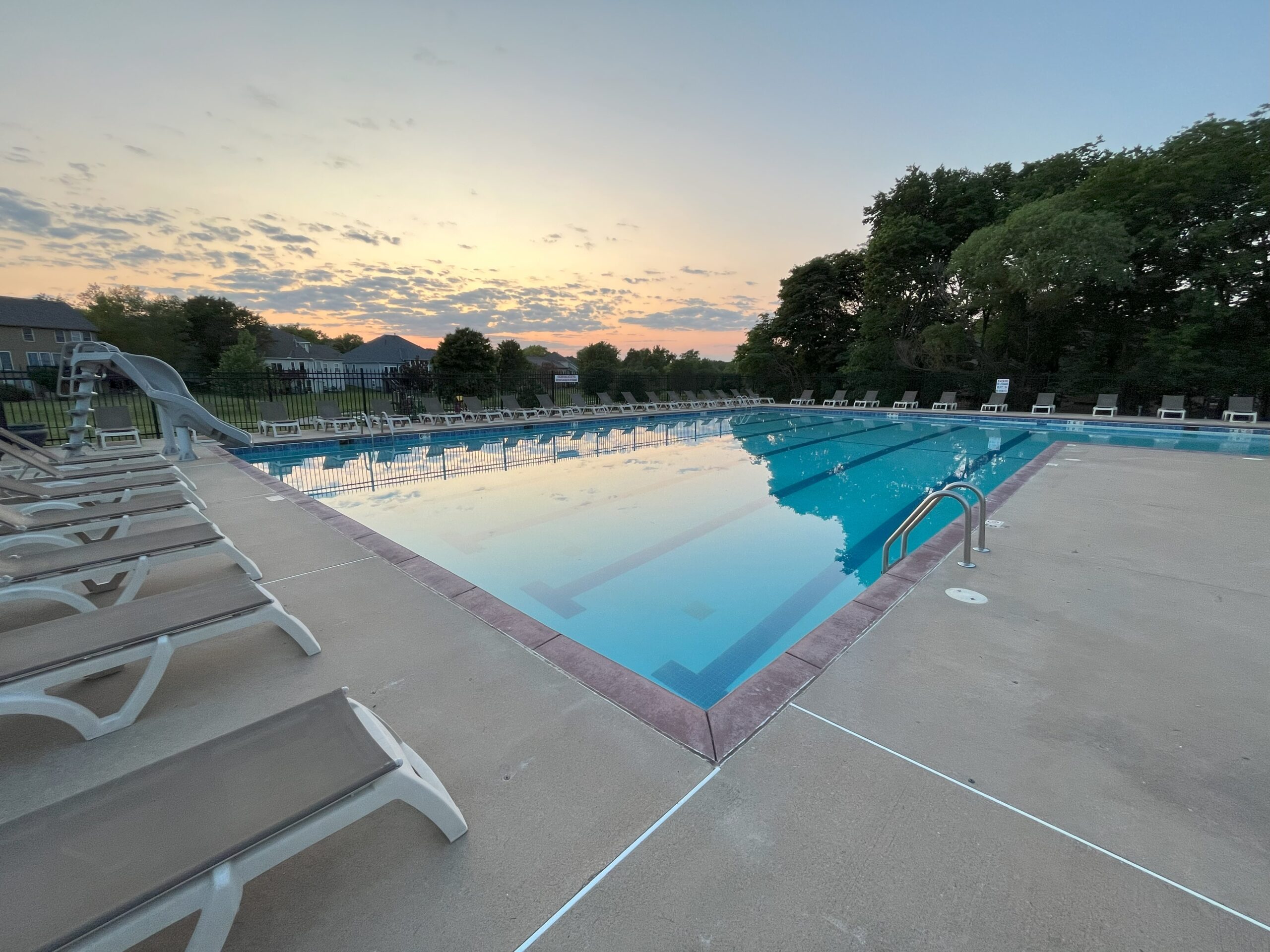 Pool at Sunset